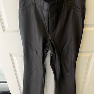 Spanx pull on faux leather pants